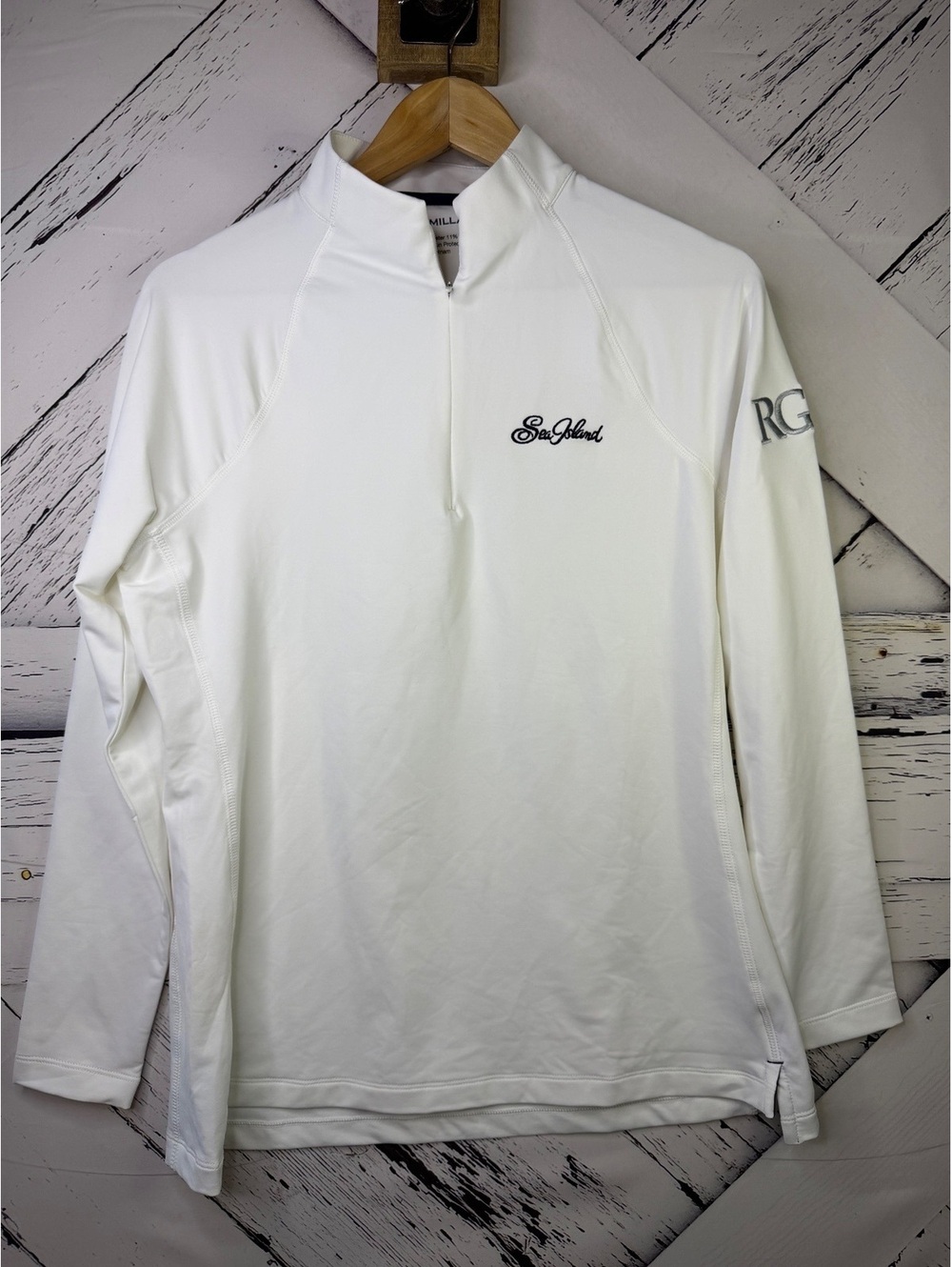 Peter Millar NWT Luxury Sea Island RGA Women’s Quarter Zip Pullover Large